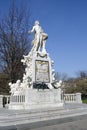 Statue of Wolfgang Amadeus Mozart in Vienna Royalty Free Stock Photo